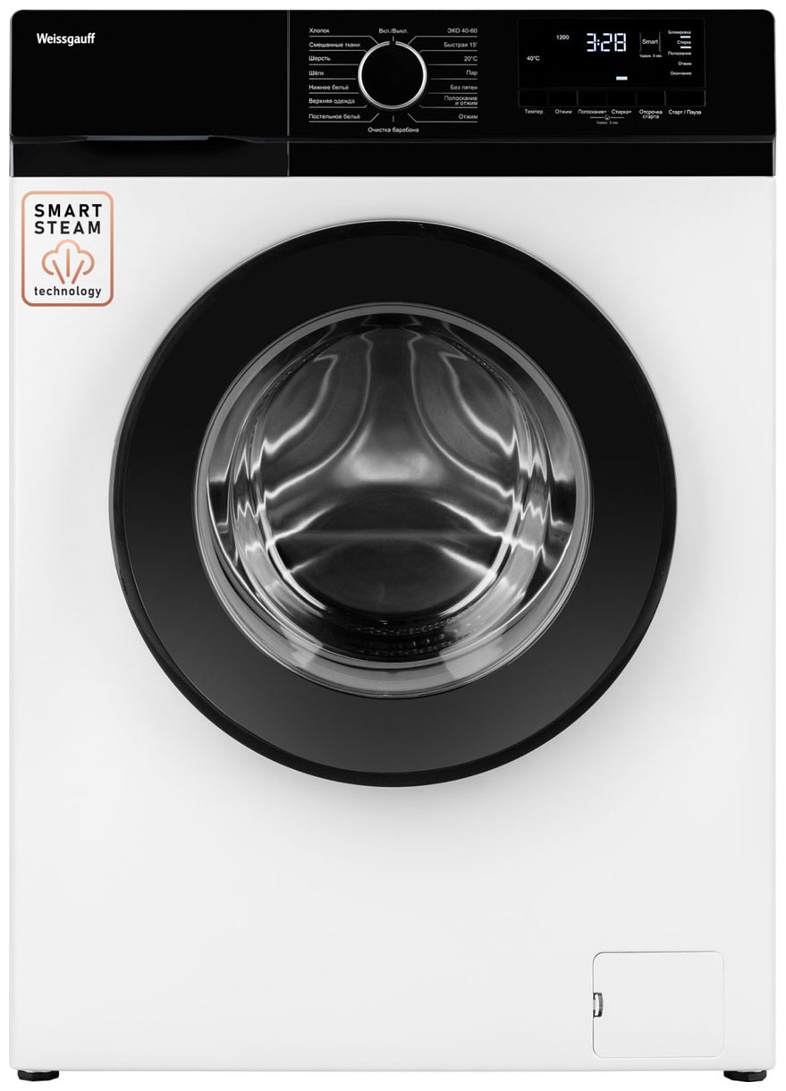 Изображение товара Стиральная машина Weissgauff WM 45106 Steam с функцией пара и загрузкой 6 кг