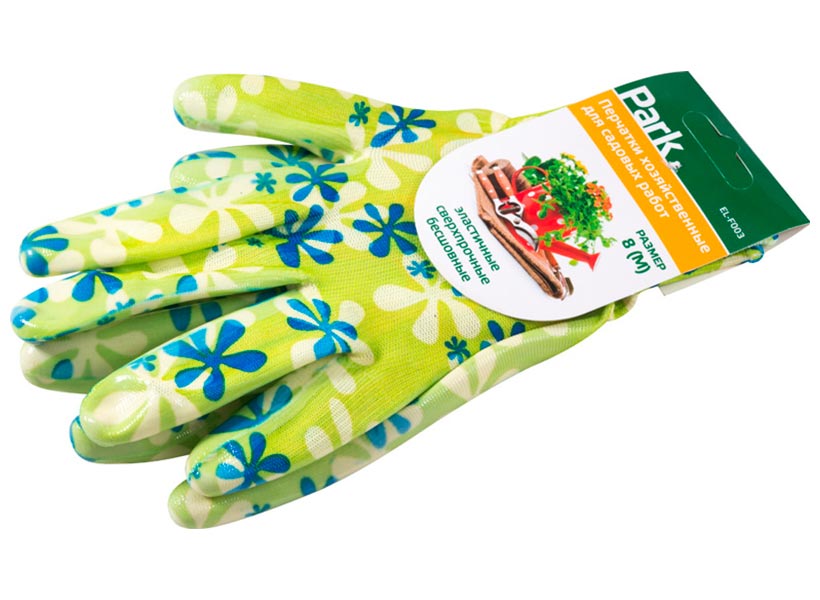 Изображение товара Перчатки хозяйственные Park EL-F003 размер 8 (M) (001063)