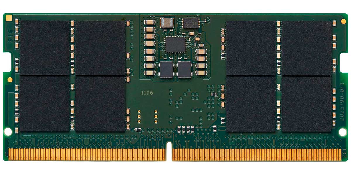 

Оперативная память Kingston SO-DIMM DDR5 16Gb 5600MHz (KVR56S46BS8-16), Зеленый