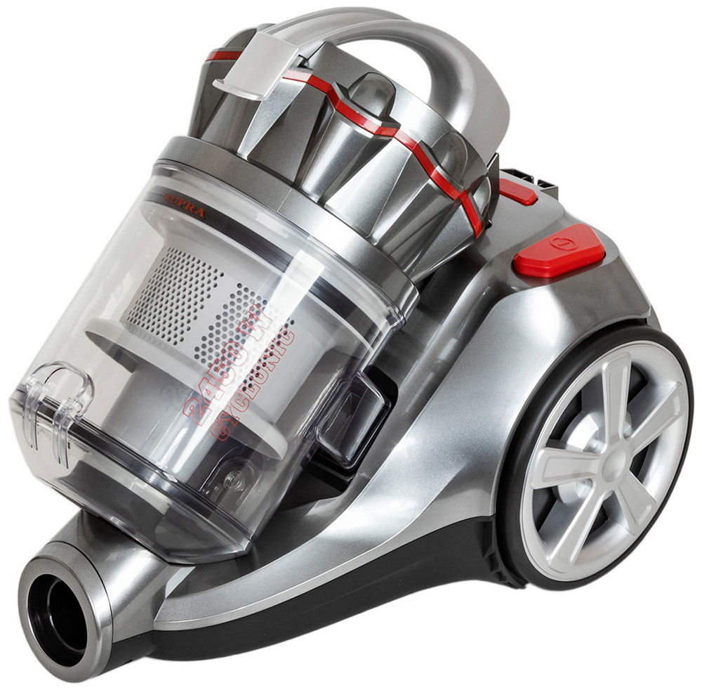 

Пылесос напольный Supra VCS-2525, Серый/красный