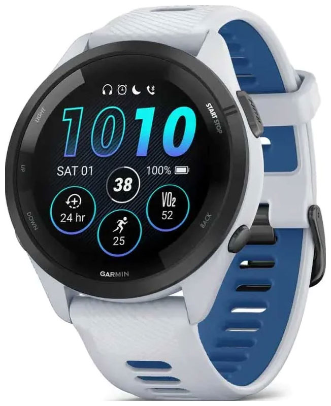 Часы Garmin Forerunner 265 MUSIC, WHITESTONE/TIDAL BLUE Часы Garmin Forerunner 265 MUSIC, WHITESTONE/TIDAL BLUE