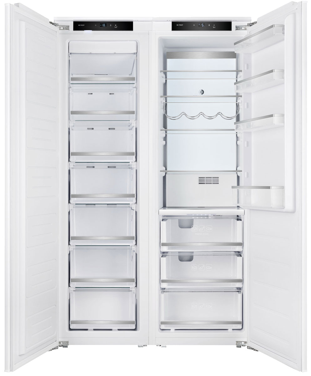 Изображение товара Встраиваемый холодильник Side-by-Side Zugel ZRISS481FNF на 480 л с No Frost и электронным управлени