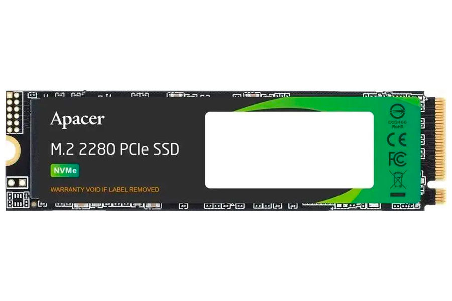 Изображение товара SSD накопитель Apacer M.2 AS2280P4X 1024 Гб PCIe NVMe