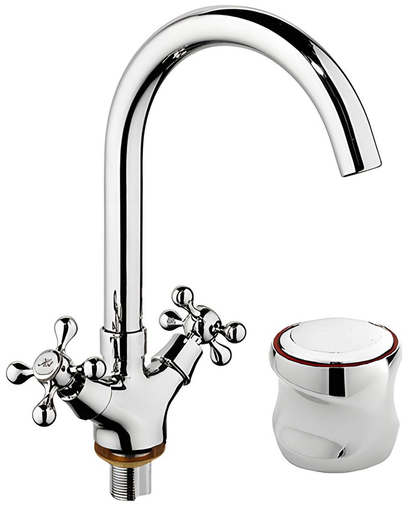 Изображение товара Кухонный смеситель D-Lin D153811-E, хром