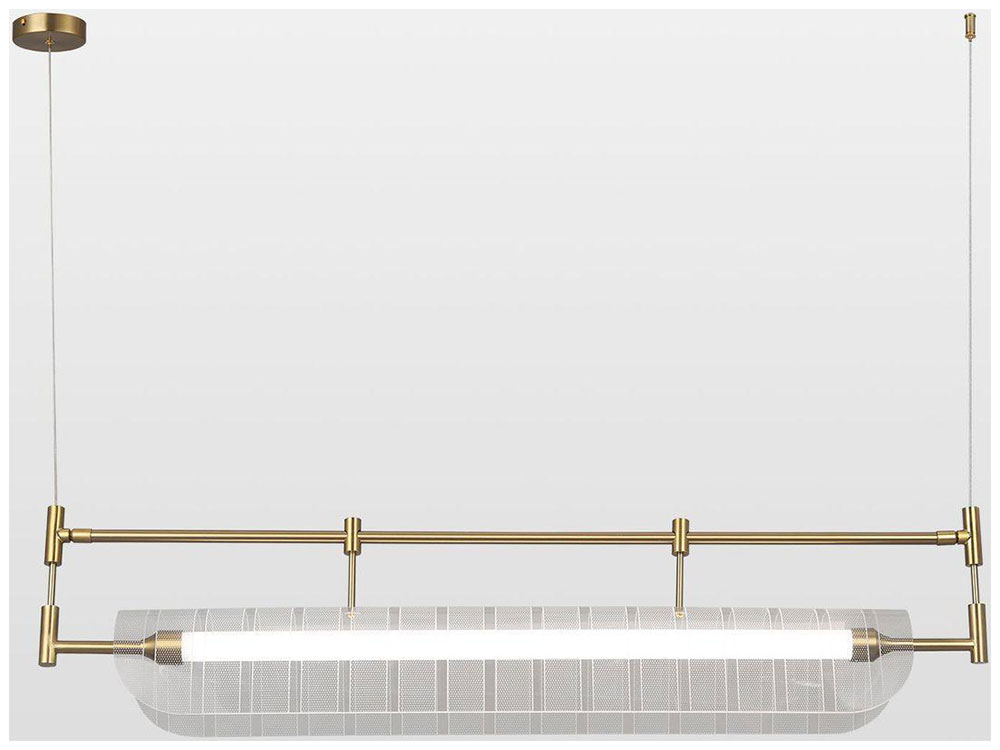 Изображение товара Подвесной светодиодный светильник Lussole Bradford LSP-7153 ретро стиль бронза стекло