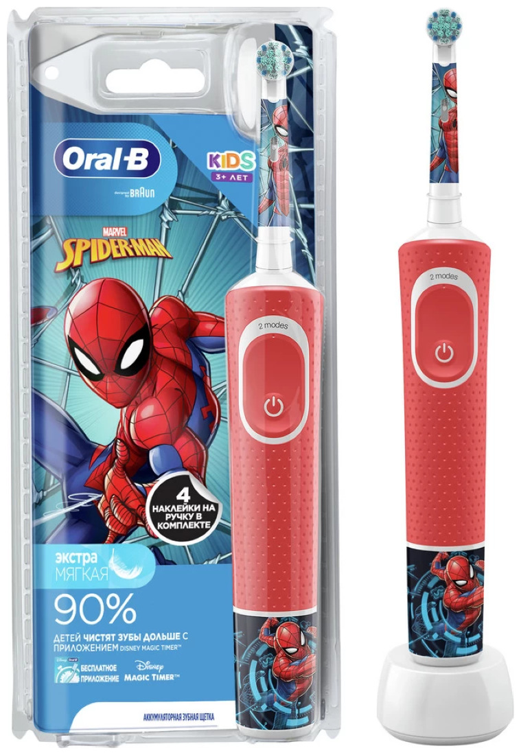 Изображение товара Электрическая зубная щетка Oral-B Pro Mix Frozen/Spiderman для детей