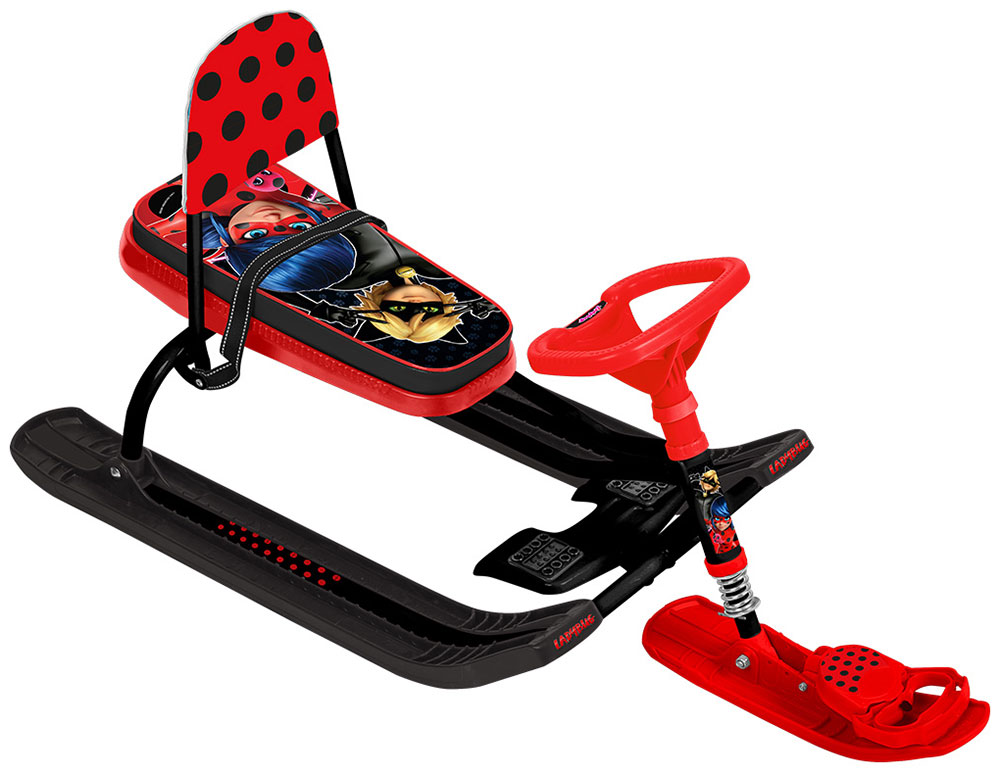 Изображение товара Снегокат Ника Игрушка Леди Баг со складной спинкой для детей от 4 до 7 лет