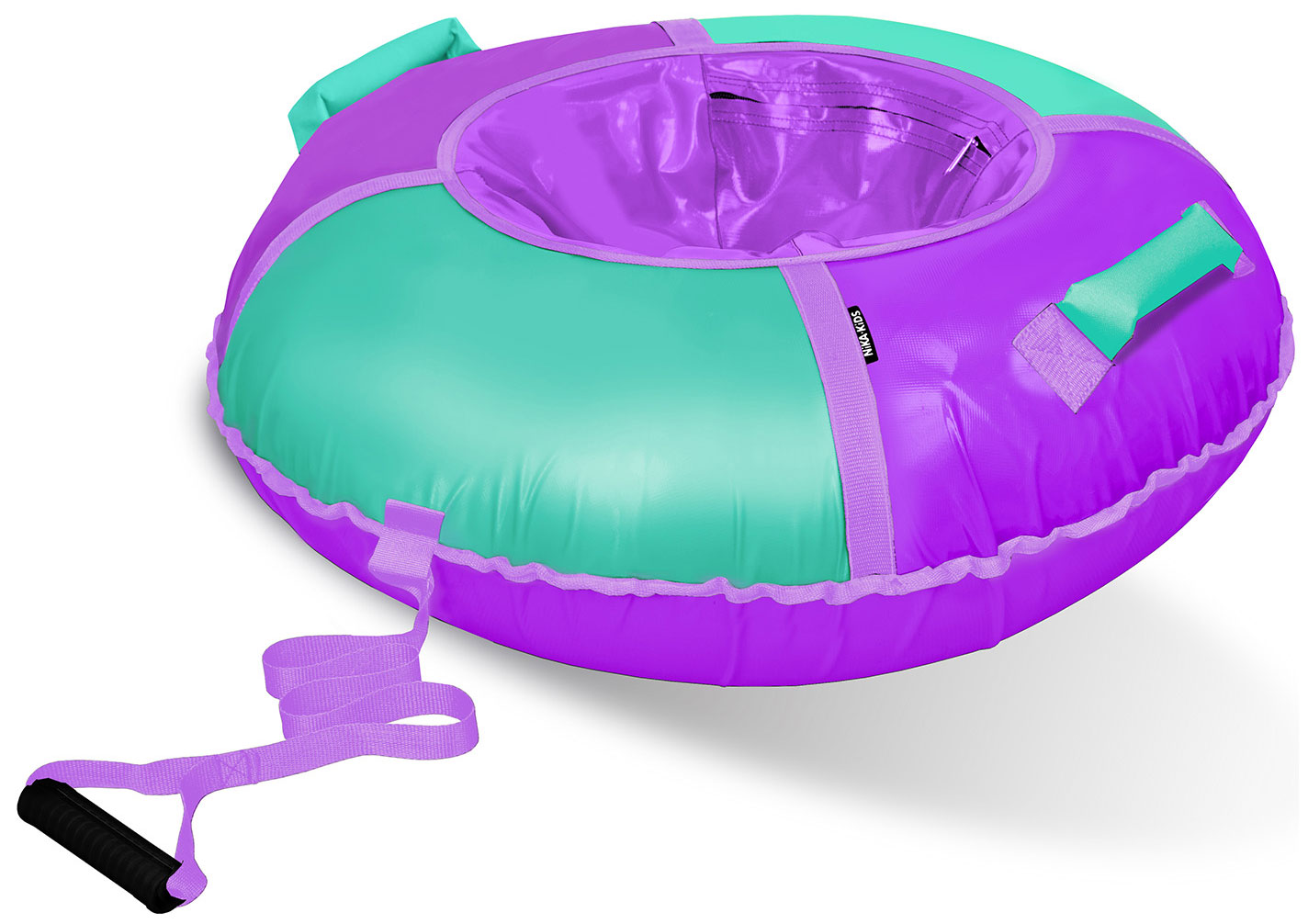 Изображение товара Тюбинг Ника Классик 85 см фиолетовый мятный зимний активный отдых для детей