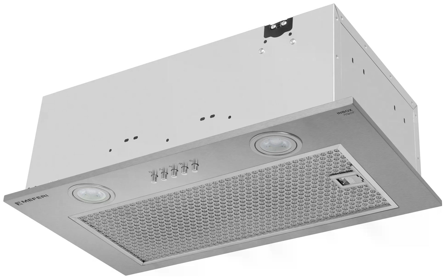 Изображение товара Вытяжка Meferi INBOX52IX POWER встроенная нержавеющая сталь 900 м3/ч
