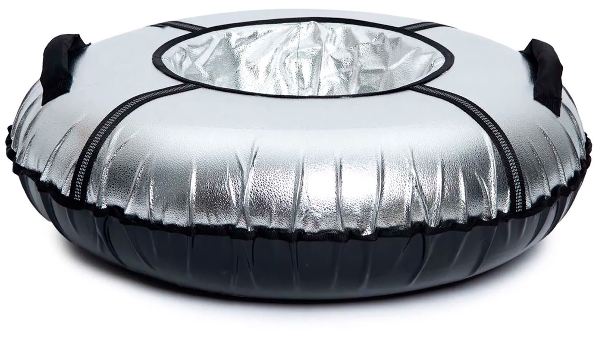 Изображение товара Тюбинг Никa Игрушка металлизированный ТБ10М-95 серебристый для зимних развлечений