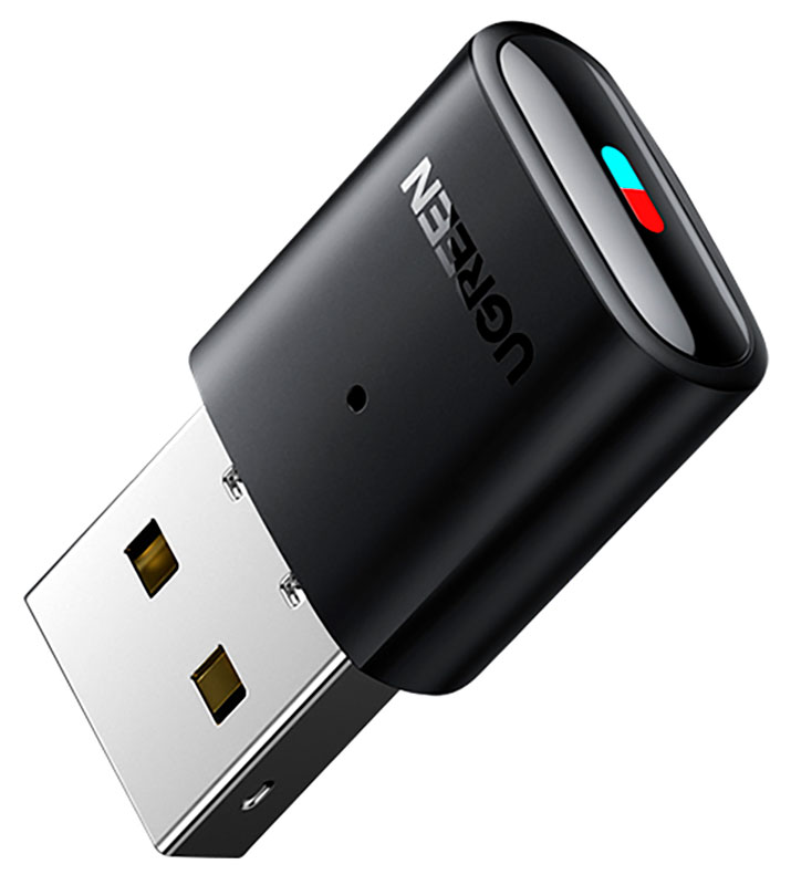 Изображение товара Аудиоадаптер Ugreen CM408, USB 2.0 Bluetooth Transmitter 5.0 для PS4 Pro, Nintendo Switch, черный (10928)