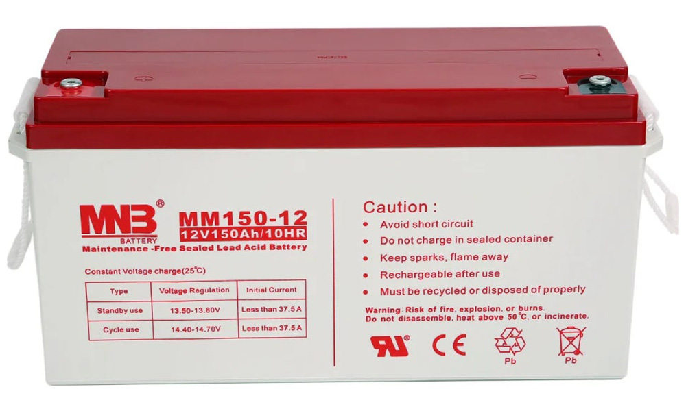 Изображение товара Аккумуляторная батарея MNB MM150-12