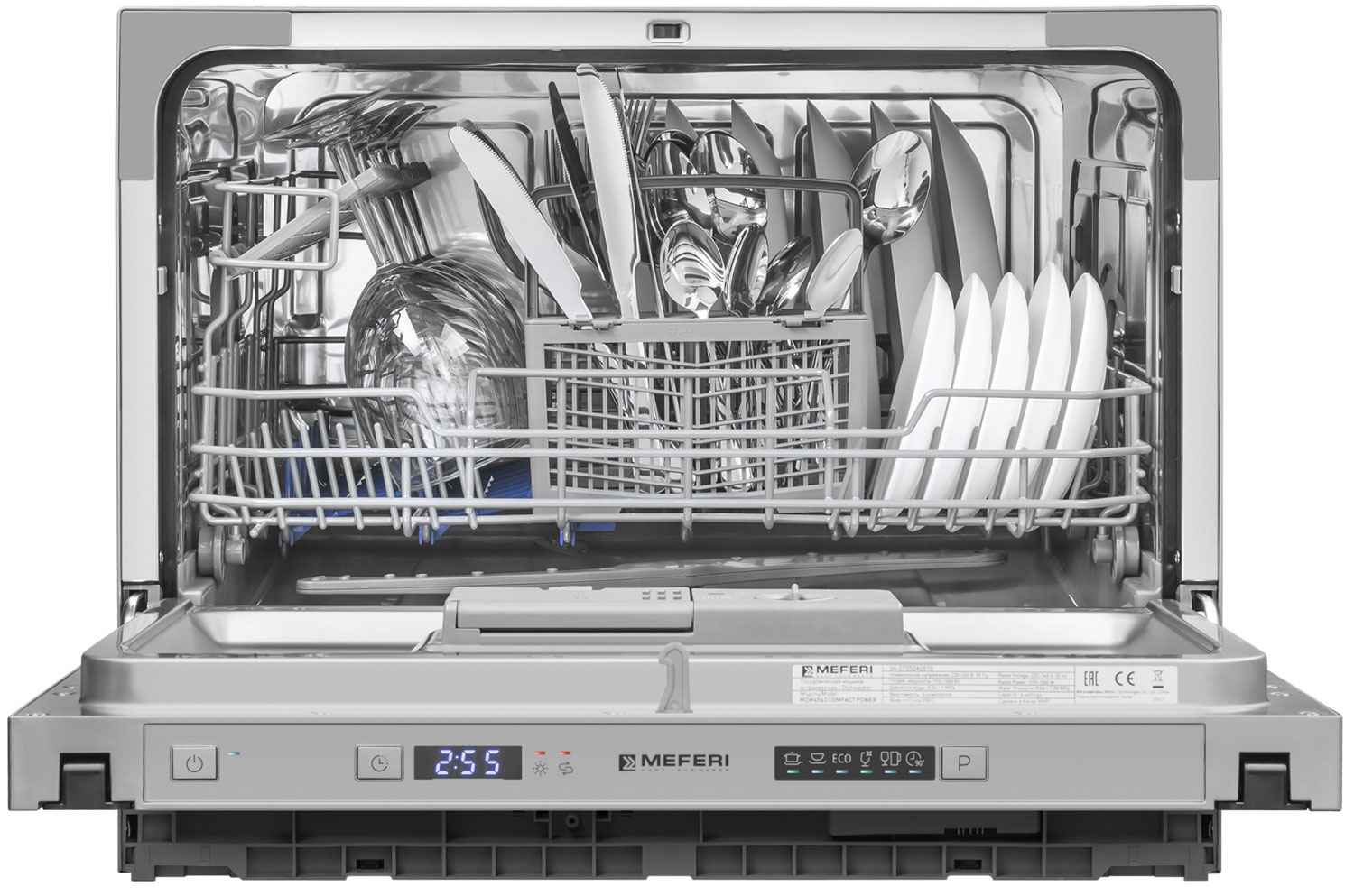 

Встраиваемая посудомоечная машина Meferi MDW4563 COMPACT POWER