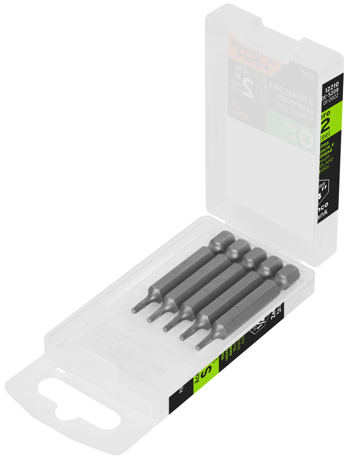 Изображение товара Набор бит Truper TORX T8, 50 мм, 5 шт (12210)