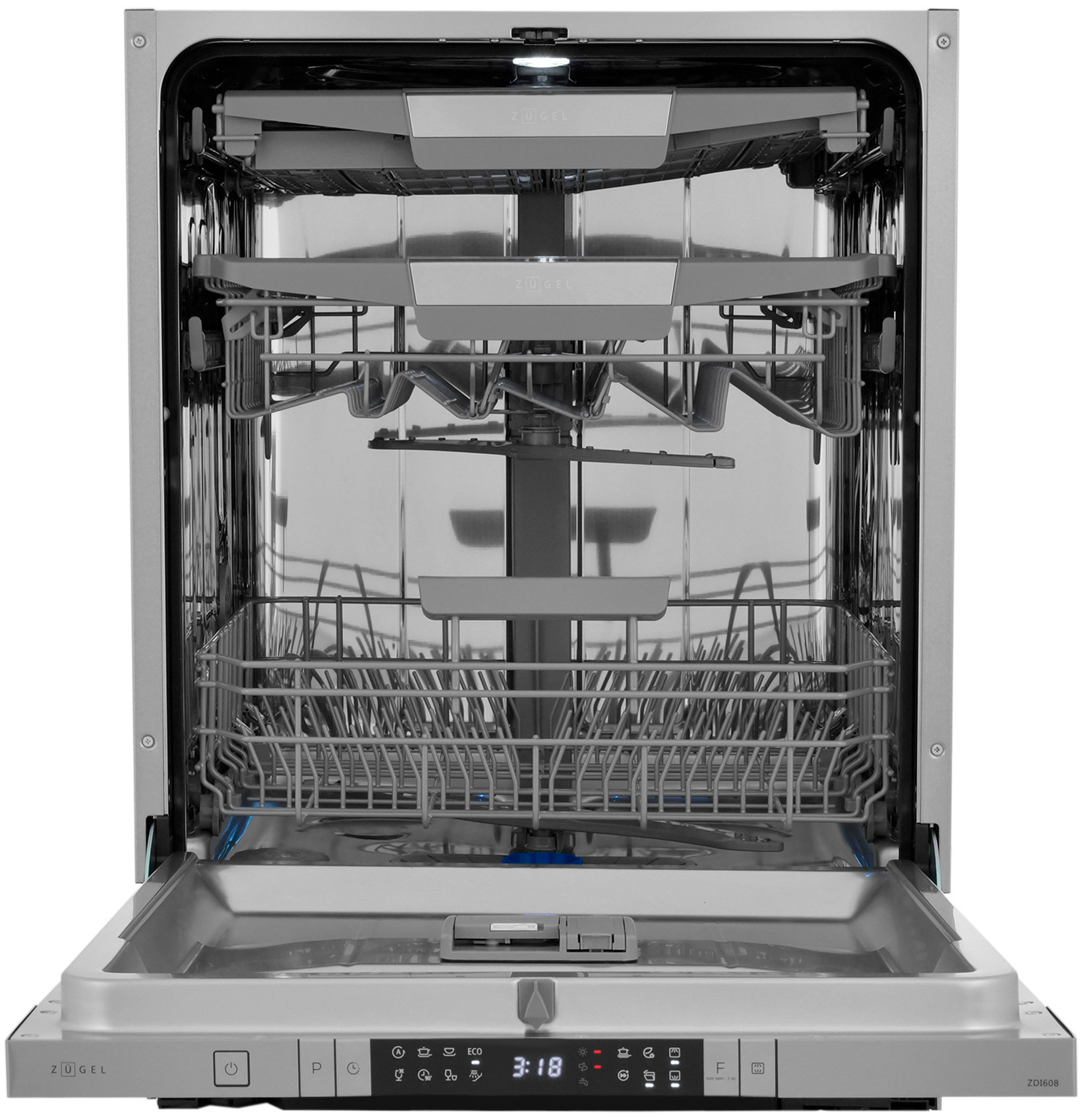 Изображение товара Встраиваемая посудомоечная машина Zugel ZDI608 14 комплектов A+++