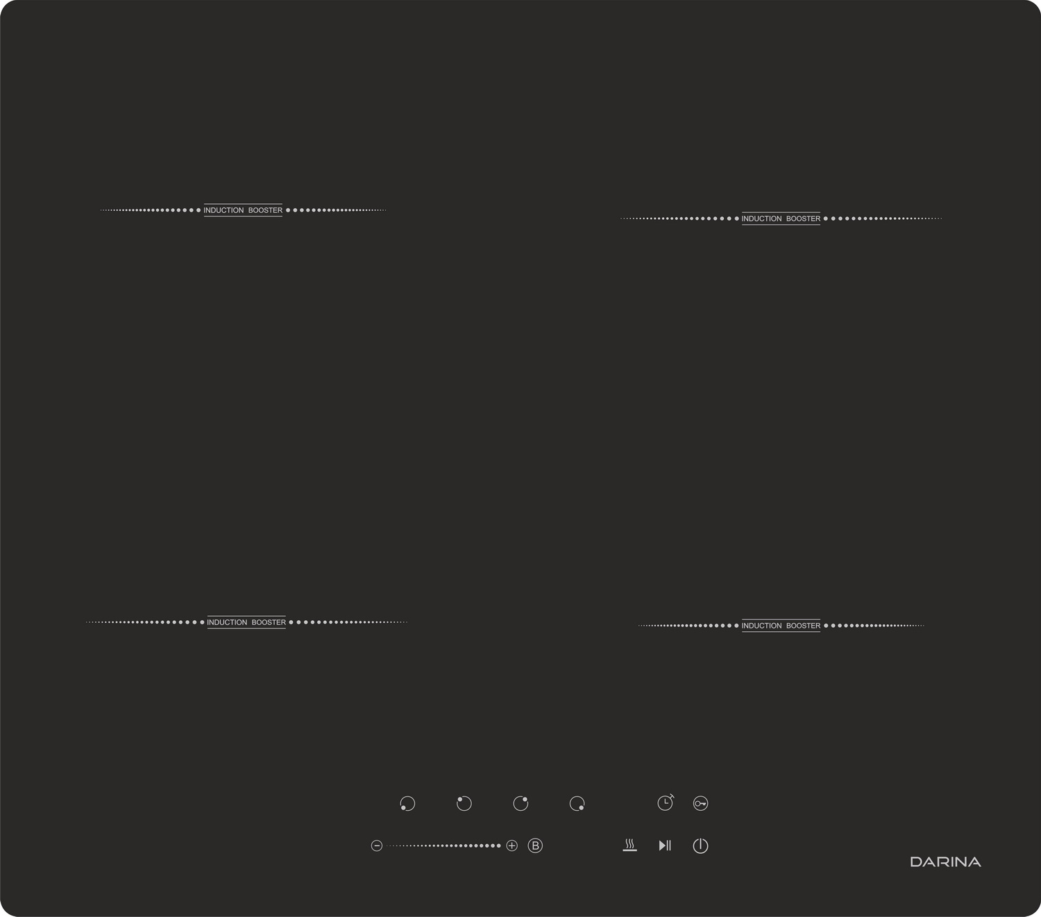 

Электрическая варочная панель Darina 6P EI303 B, Черный