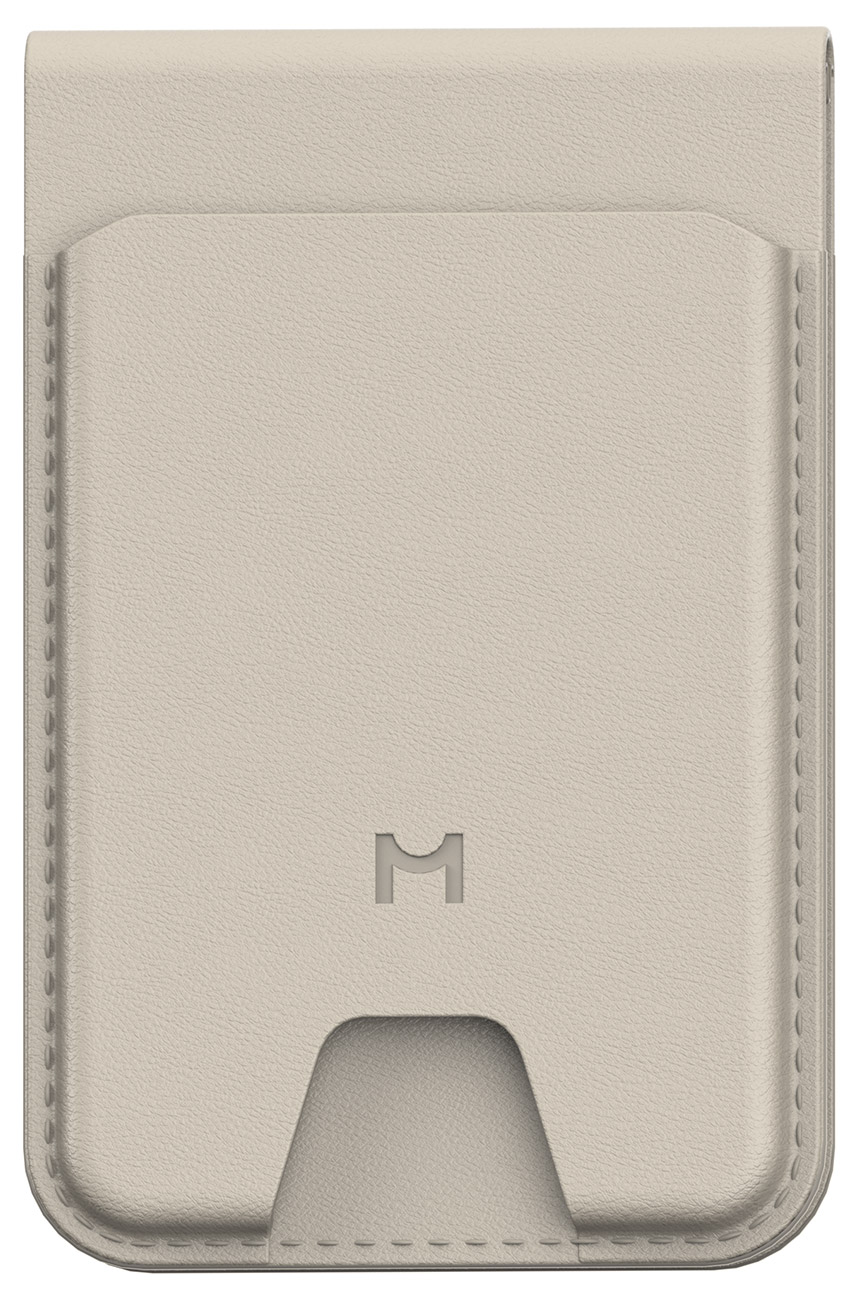 Изображение товара Кошелек-кардхолдер Magssory Geotag Magnetic Flip Wallet, совместимый с MagSafe и Find My, ivory (ACL003)
