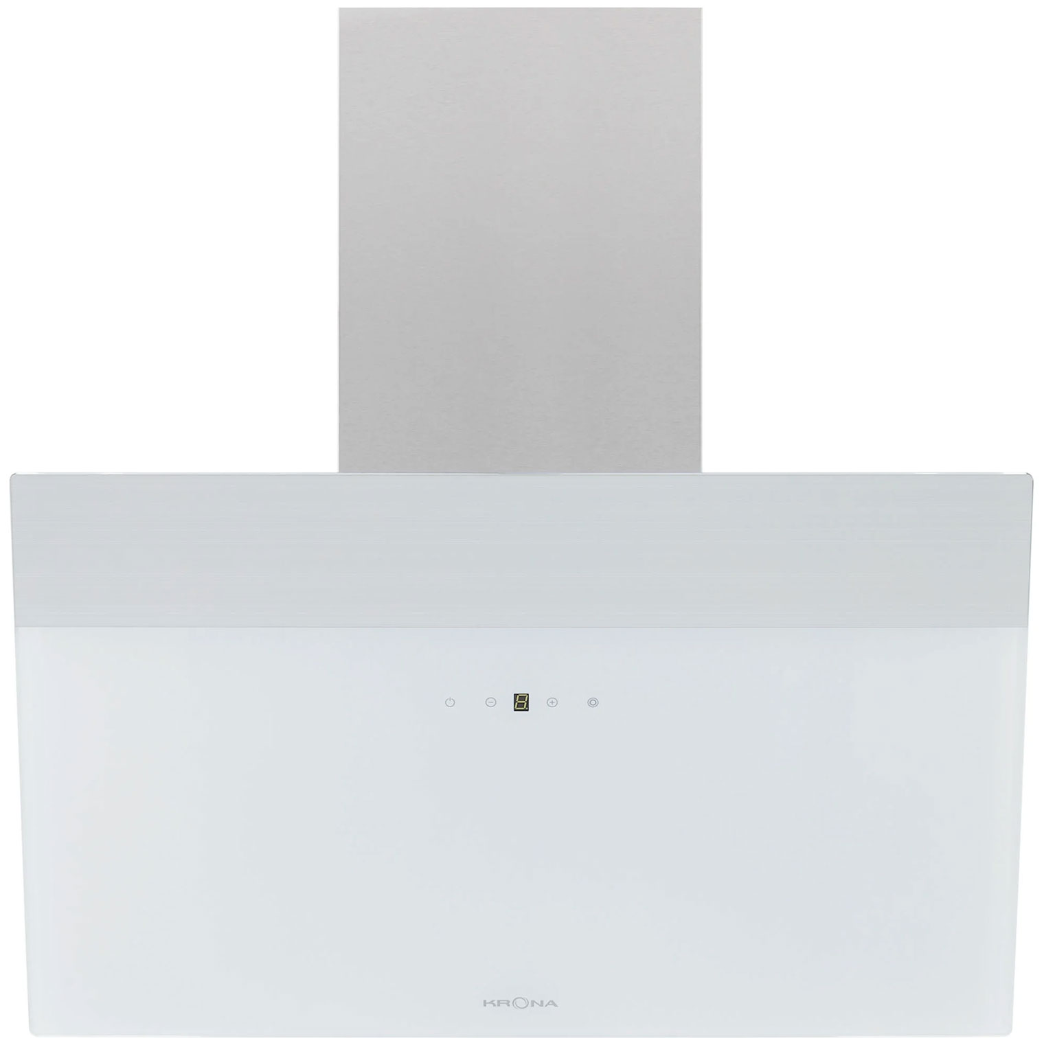 Изображение товара Вытяжка Krona KRISTEN A 600 белая стеклянная наклонная высокая производительность