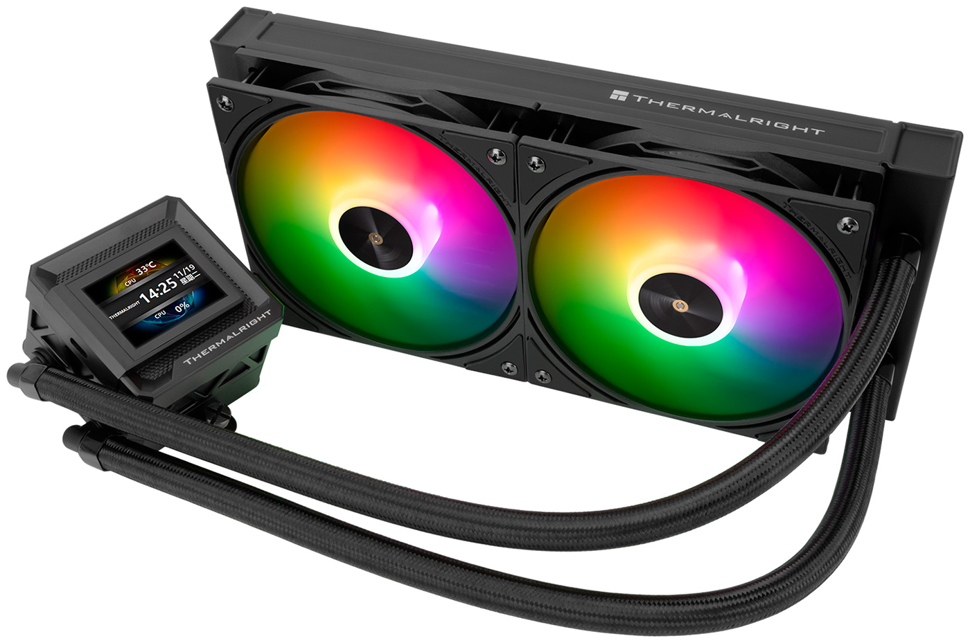 Изображение товара СЖО для процессоров Thermalright Frozen Warframe SE 240 ARGB Black (F-WFRAME-SE-240-ARGB-BL)