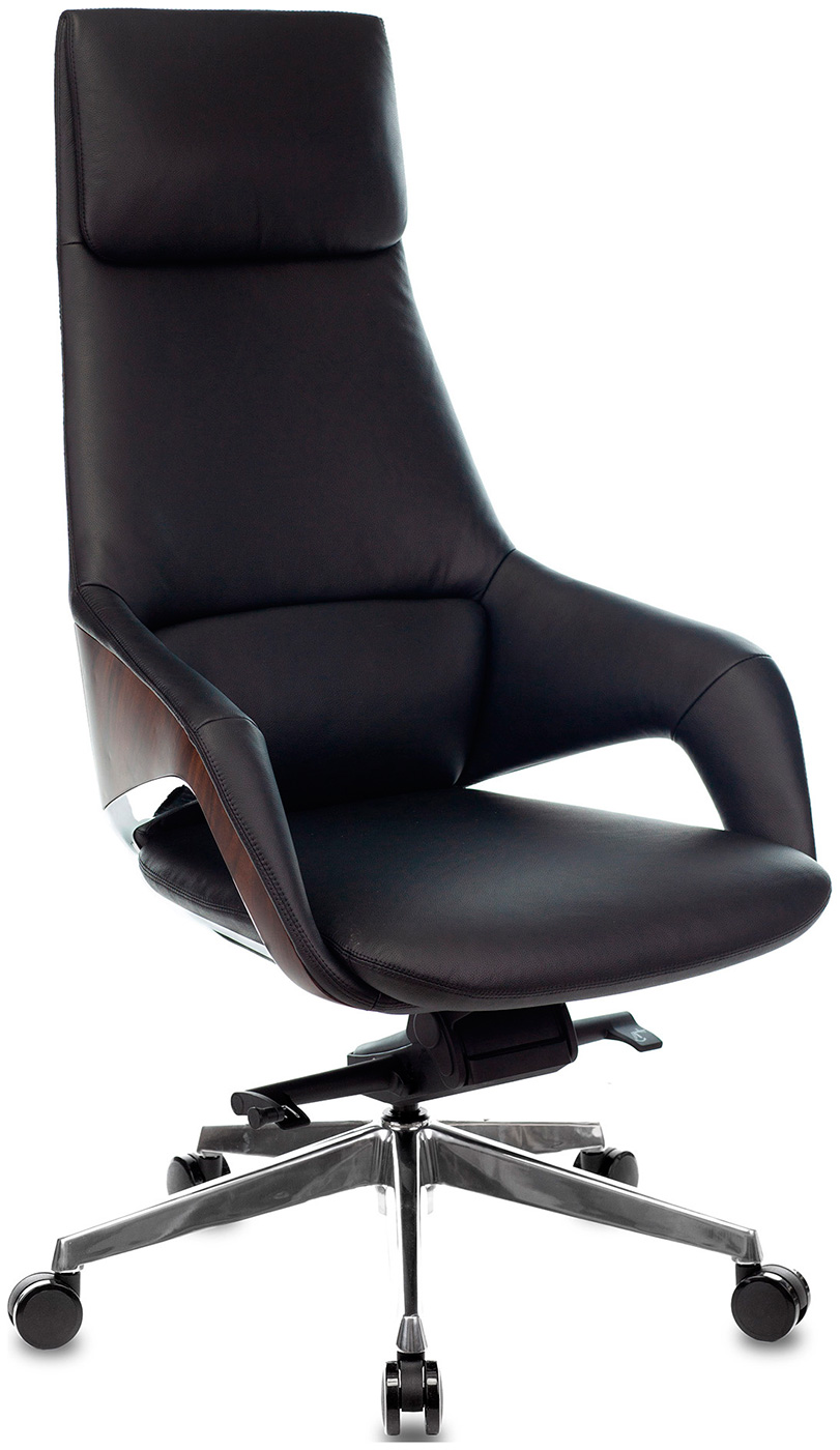 Изображение товара Кресло руководителя Бюрократ DAO-2 кожа алюминий подголовник регулировка высоты