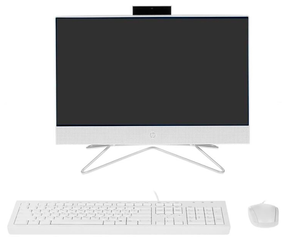 Изображение товара Моноблок HP 200 G4, 21.5", Full HD, i5 1235U (1.3), 8Gb, SSD 512Gb, Iris Xe, DVDRW CR, FreeDOS, GbitEth, WiFi BT, 65W, клавиатура, мышь, Cam, белый (6d417ea)