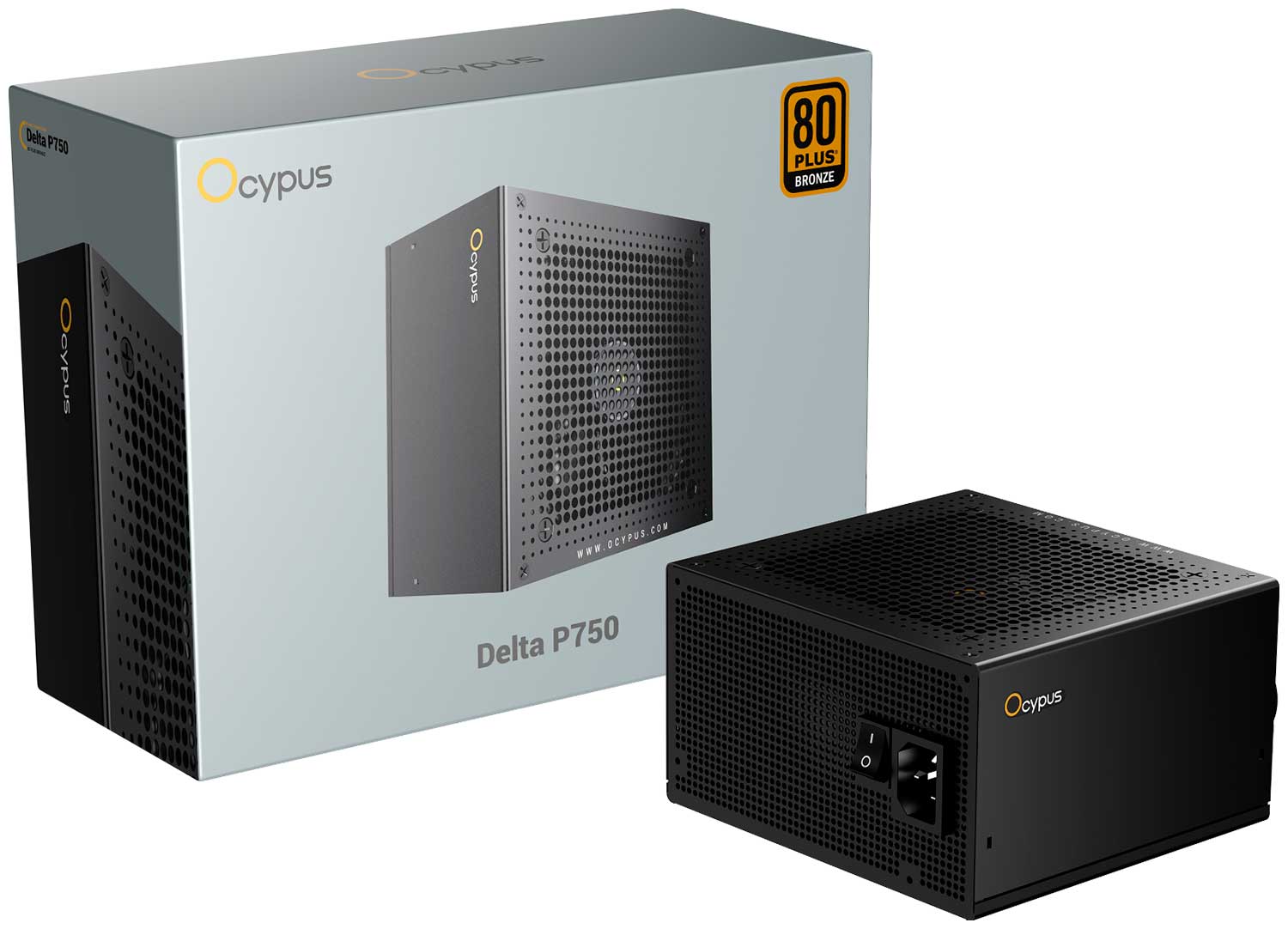Изображение товара Блок питания Ocypus Delta P750 750W Bronze ATX 3.1 (P750-BF)