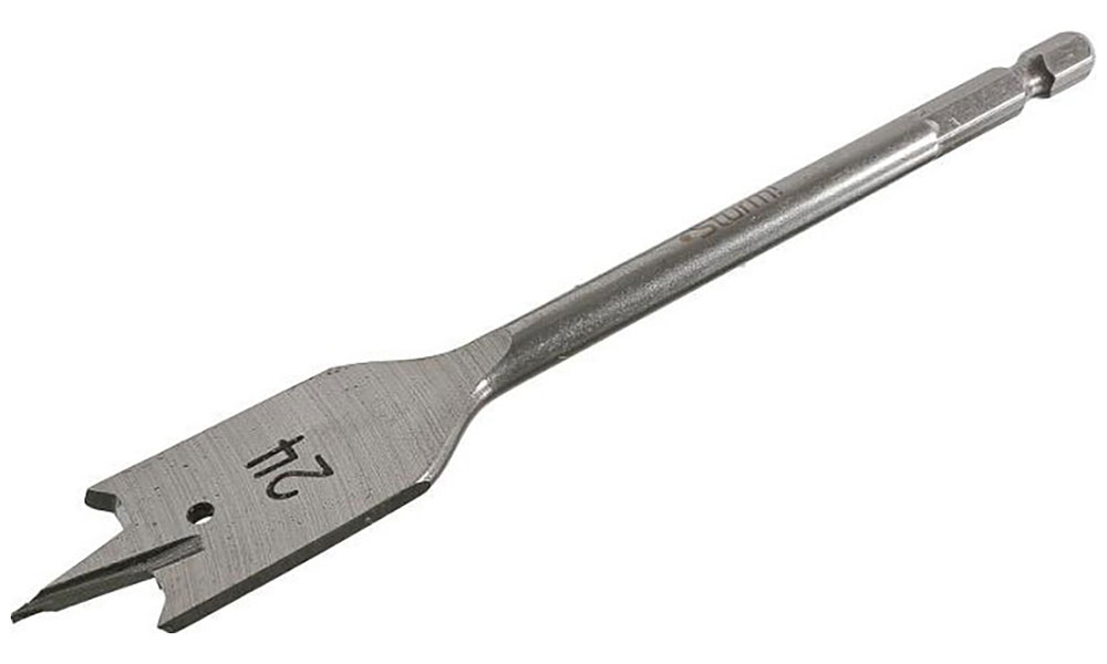 Изображение товара Сверло перовое по дереву Sturm 24 мм для точных отверстий в древесине и фанере