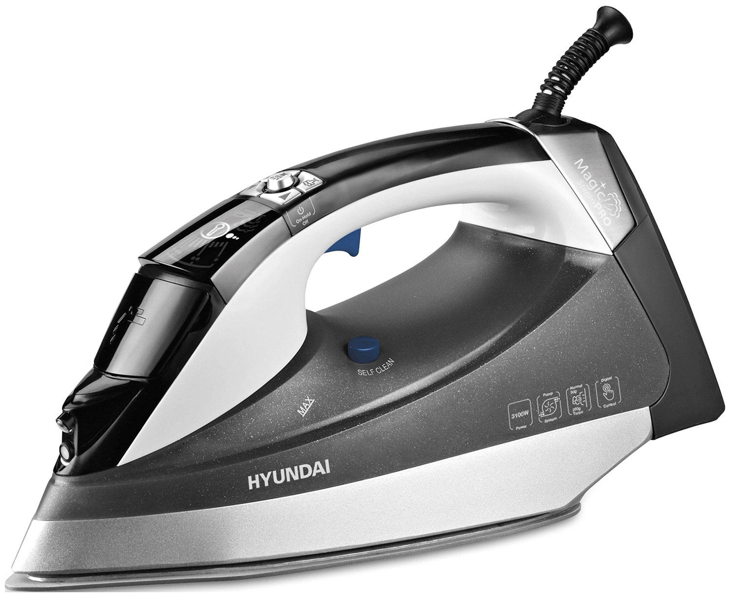

Утюг Hyundai H-SIP3100, Серый/серебристый