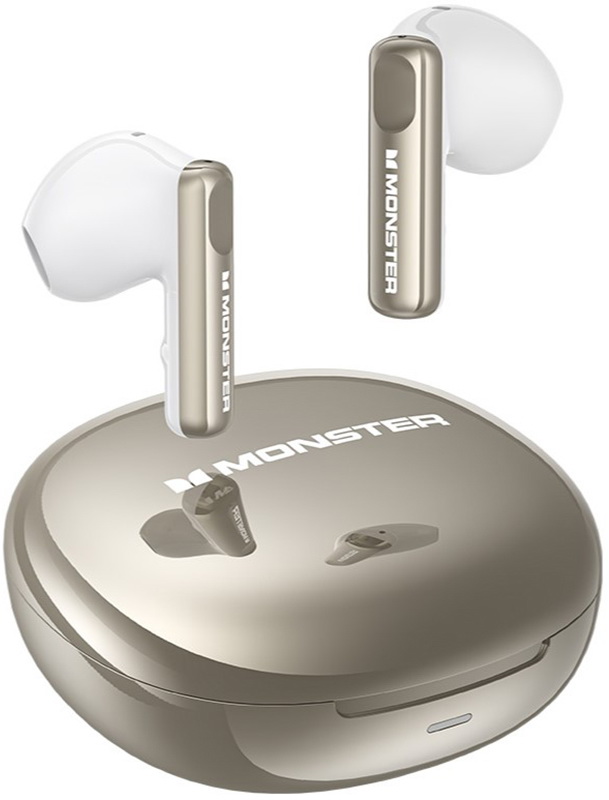 Изображение товара Беспроводные внутриканальные наушники Monster N-Lite 209 серебристые с кейсом