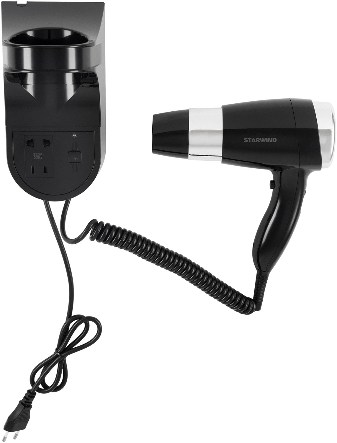 Изображение товара Фен StarWind SW-HD877 1600 Вт настенный для укладки и сушки волос