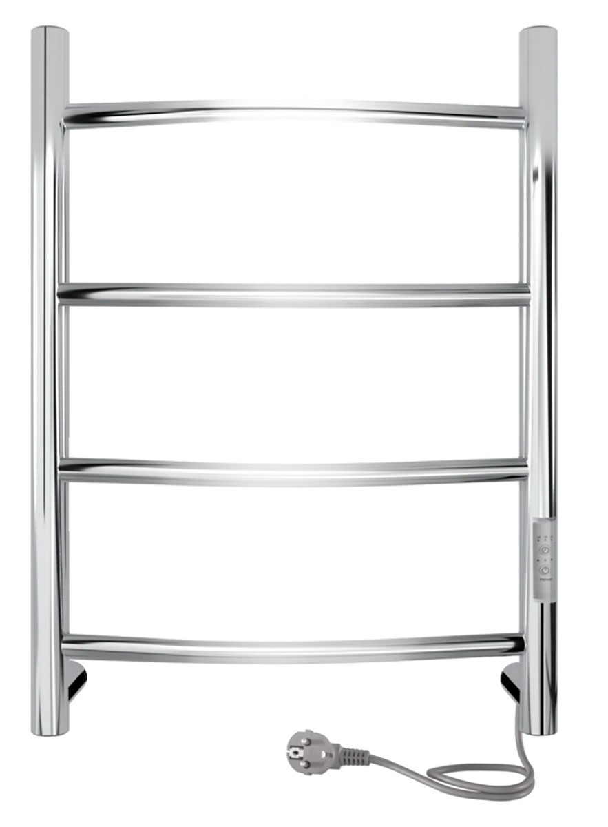 Изображение товара Электрический полотенцесушитель Indigo Arc Lux, без полки, хром (LCALE60-40Rt)