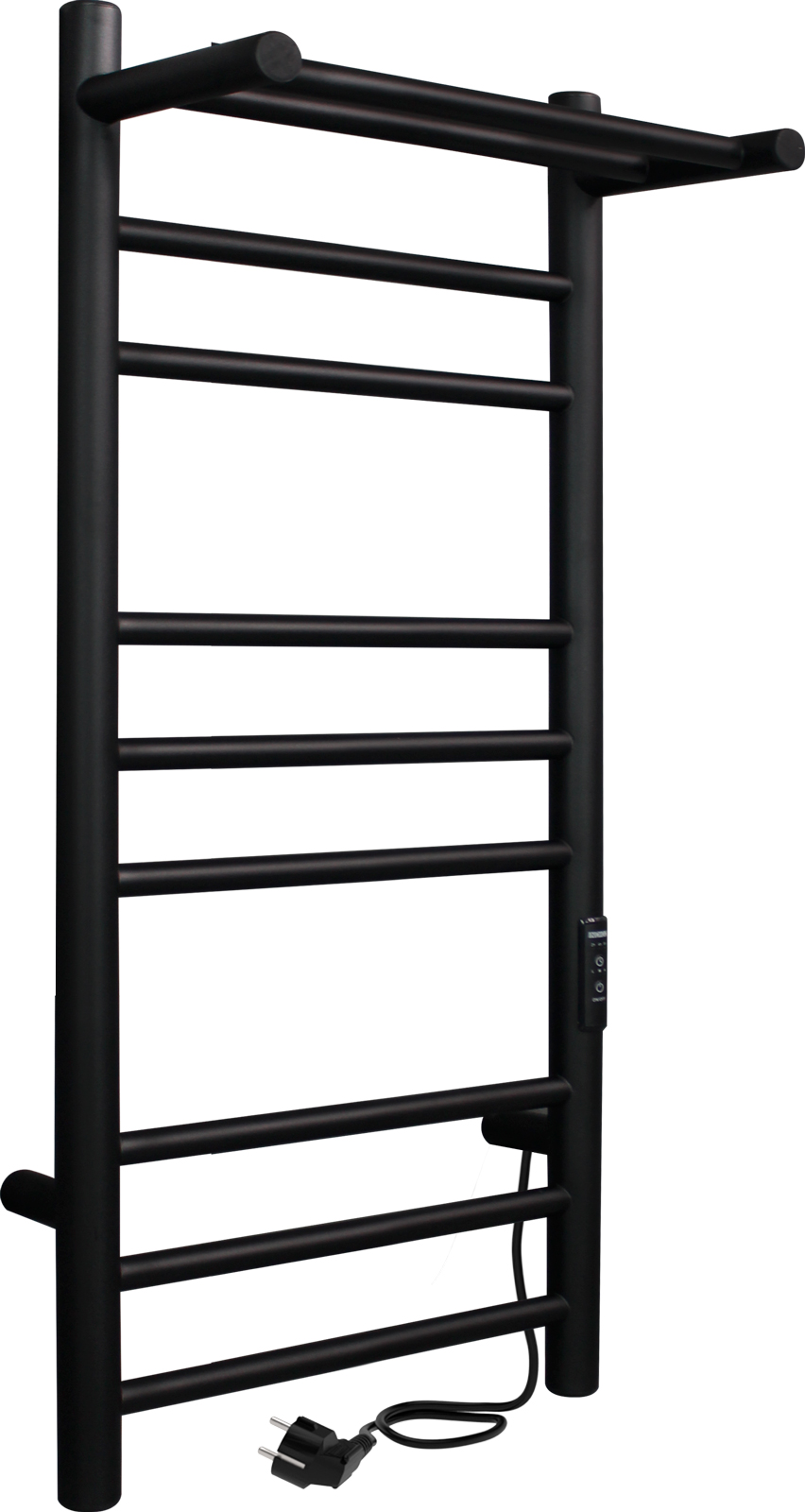 Изображение товара Электрический полотенцесушитель Indigo Line Trinity, с полкой, черный муар (LСLTE70-30PBRRt)