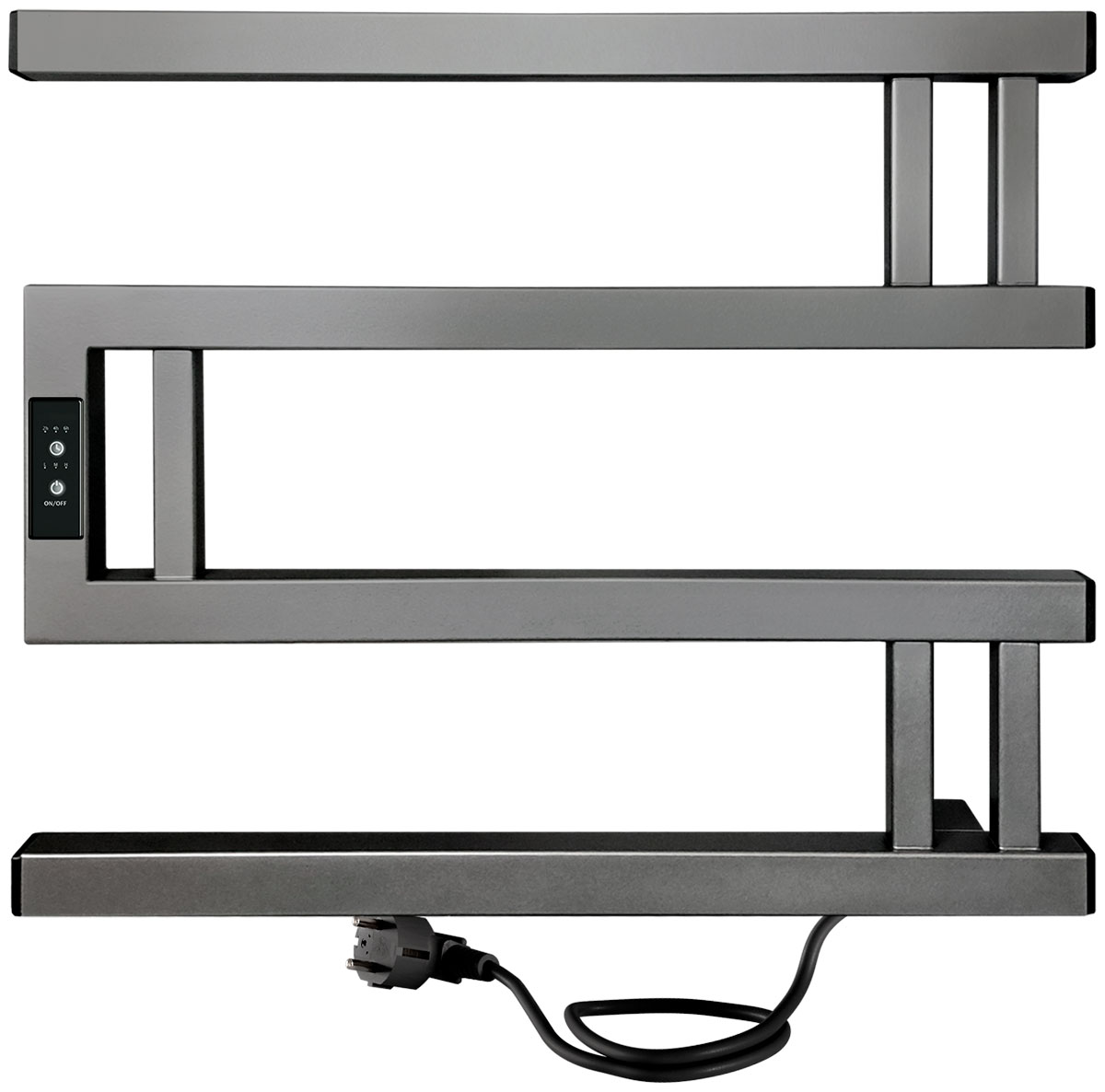 Изображение товара Электрический полотенцесушитель Indigo Muza без полки Graphite Metallic (DGM40-50GFMRt)