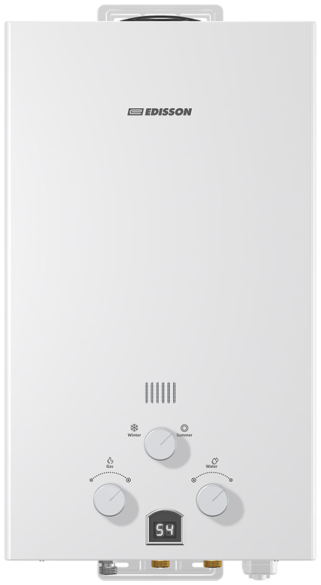 Изображение товара Газовый проточный водонагреватель Edisson E 20 D Pro
