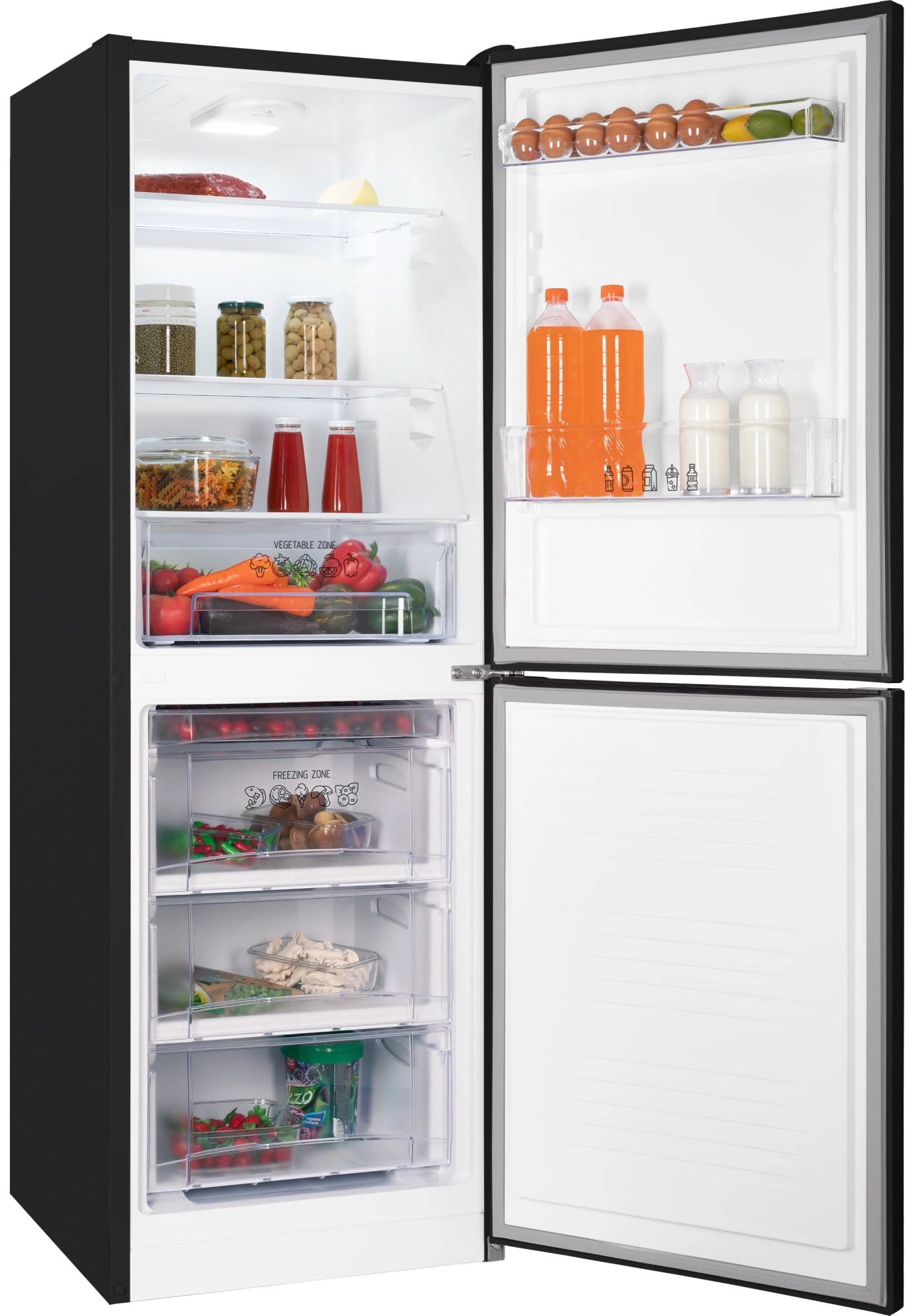 

Двухкамерный холодильник Nord NRB 161NF B, Черный матовый