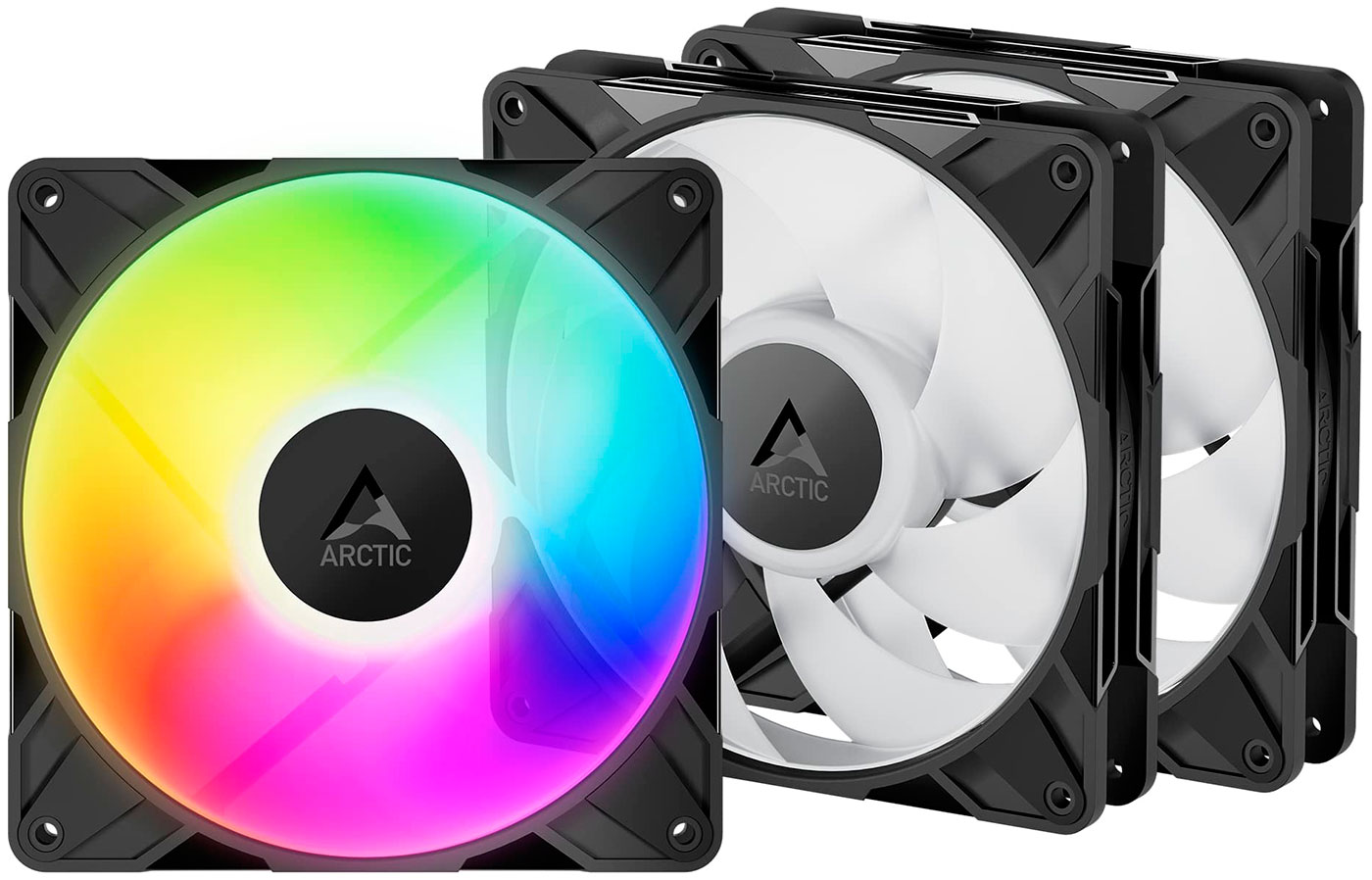 Изображение товара Вентиляторы для корпуса Arctic P14 Pro A-RGB 3 Pack мощные и бесшумные