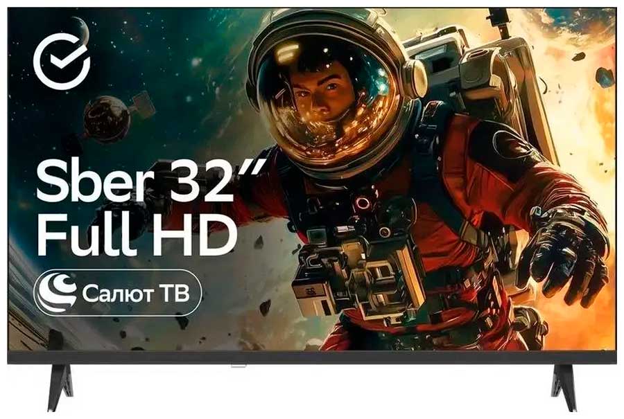 Изображение товара Умный телевизор Sber SDX-32F3112 32 дюйма Full HD Wi-Fi Голосовое управление