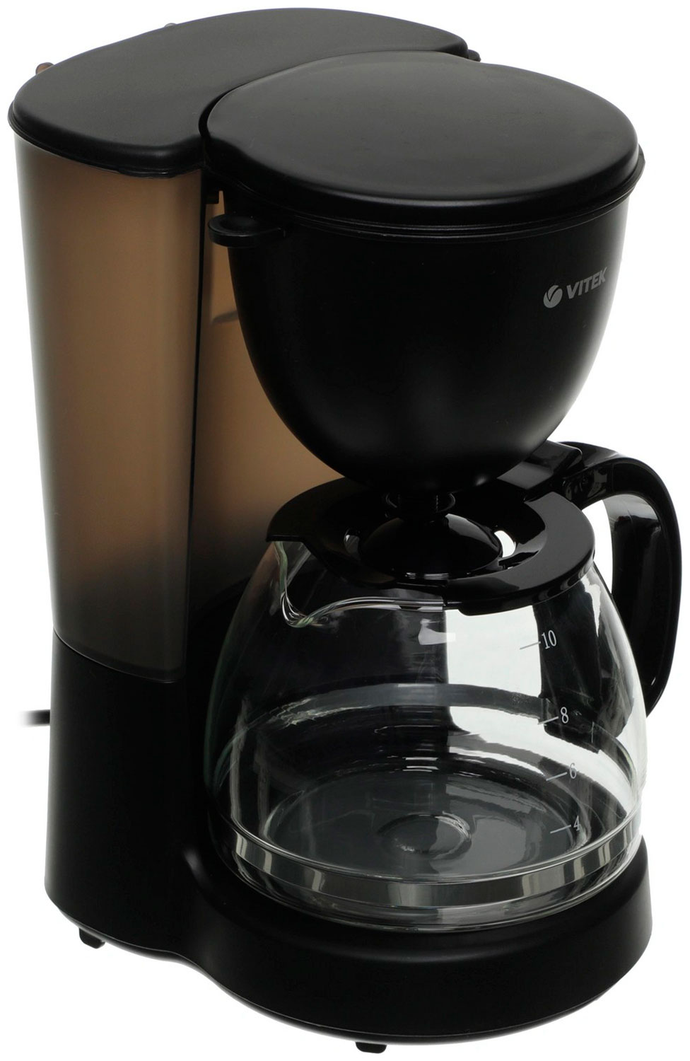 Изображение товара Кофеварка капельная Vitek VT-1500 600Вт черная для молотого кофе