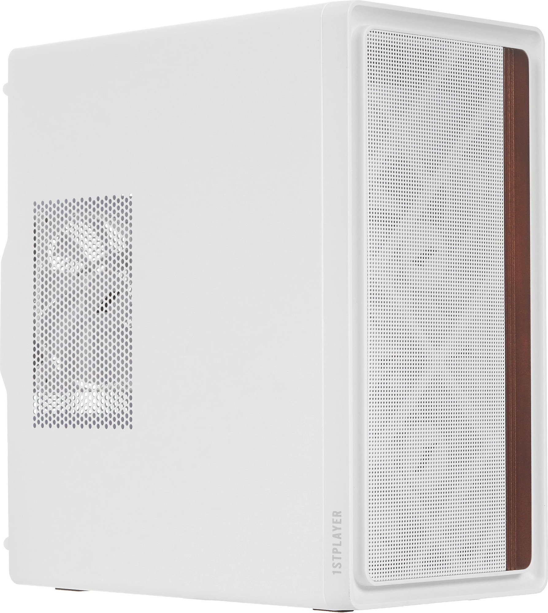 Изображение товара Компьютерный корпус 1STPLAYER WD1 White mATX (WD1-WH-3F-W)