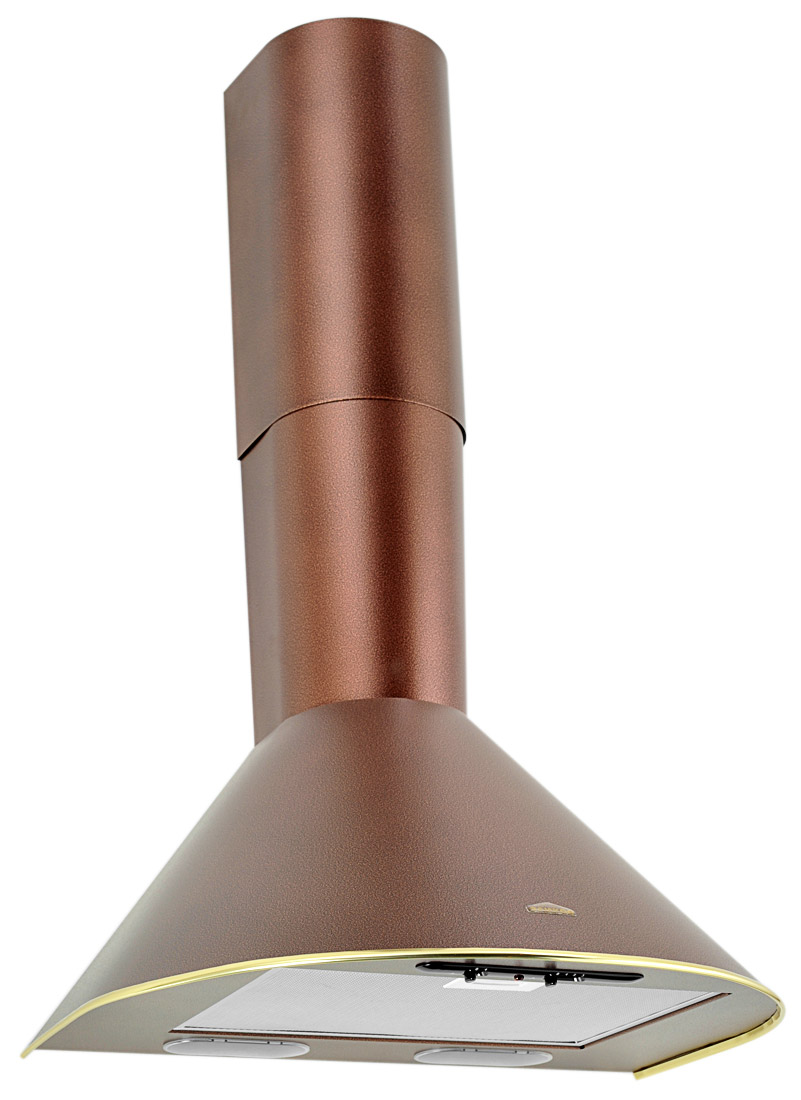 

Вытяжка Elikor Эпсилон 60 медь золотой кант, Медный