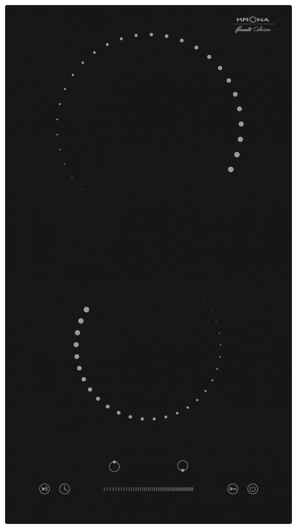 Встраиваемая электрическая варочная панель Krona CORTO 30 BL Встраиваемая электрическая варочная панель Krona CORTO 30 BL