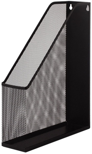 Изображение товара Лоток вертикальный для бумаг Brauberg "Germanium" (250х72х315 мм), металлический, черный, 231948