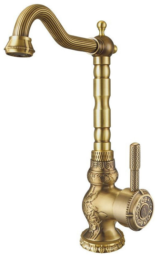Изображение товара Кухонный смеситель Zorg A 305K-BR из серии Antic латунь бронза винтаж