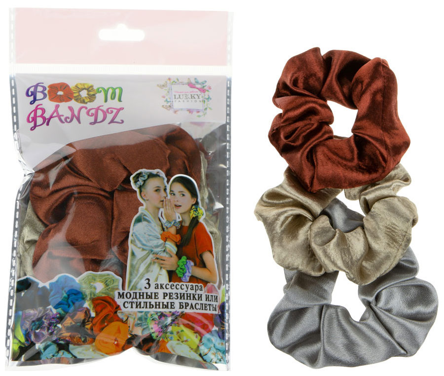 Изображение товара Набор резинок для волос Toy LUKKY FASHION BOOM BANDZ, 3 шт Изображение товара Набор резинок для волос Toy LUKKY FASHION BOOM BANDZ, 3 шт