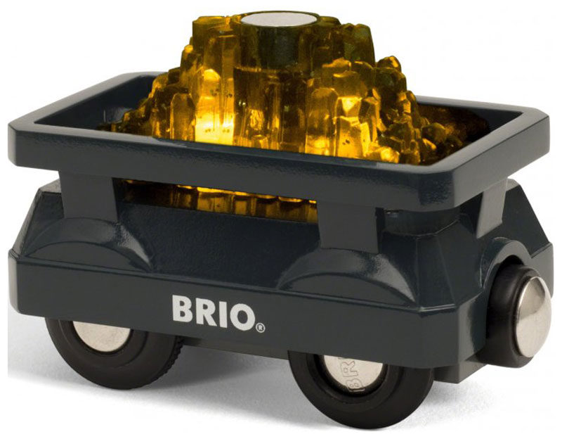 

Вагон Brio Вагончик с грузом золота 33896, Черный