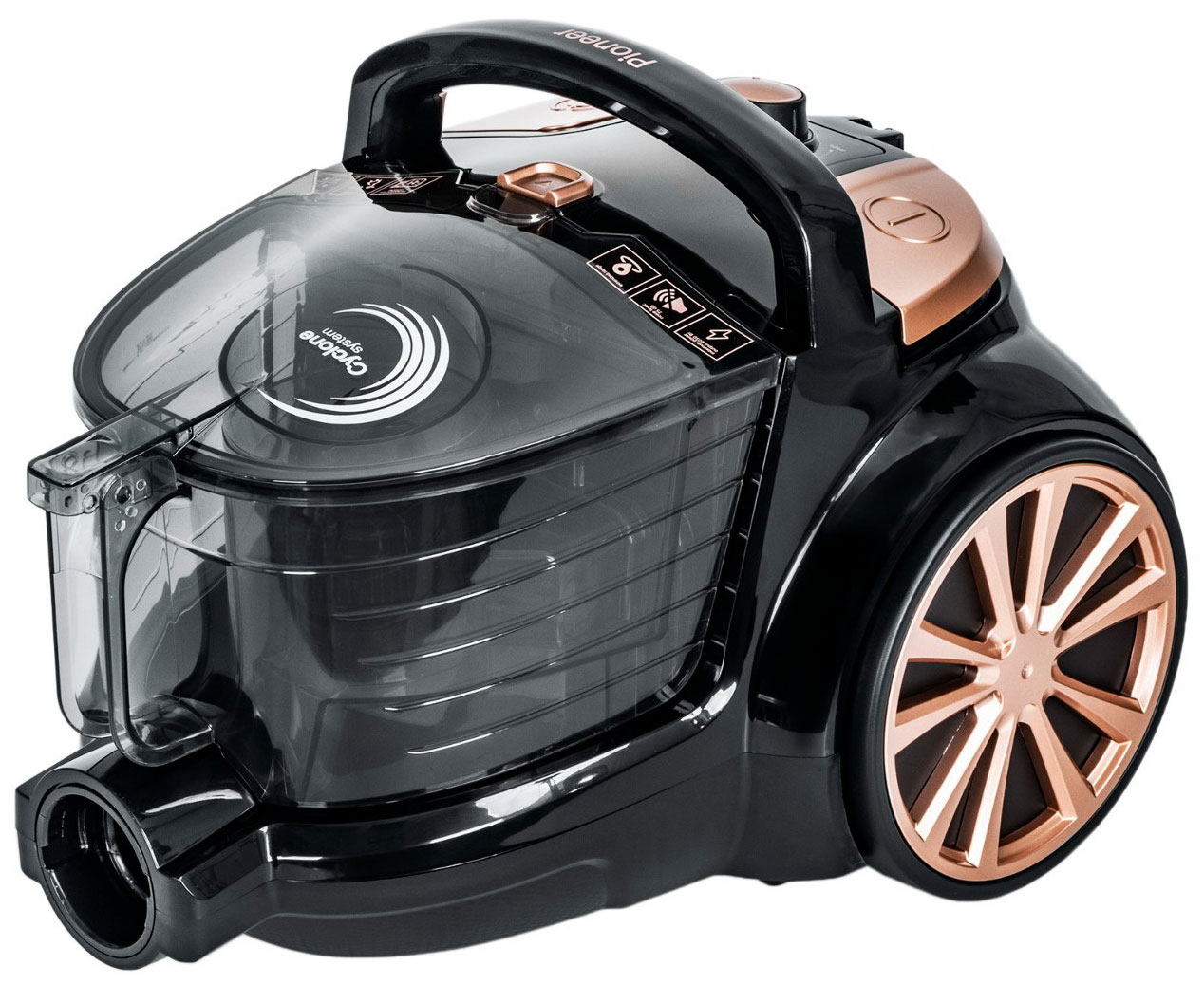 

Пылесос напольный Pioneer VC335C, Черный/персиковый