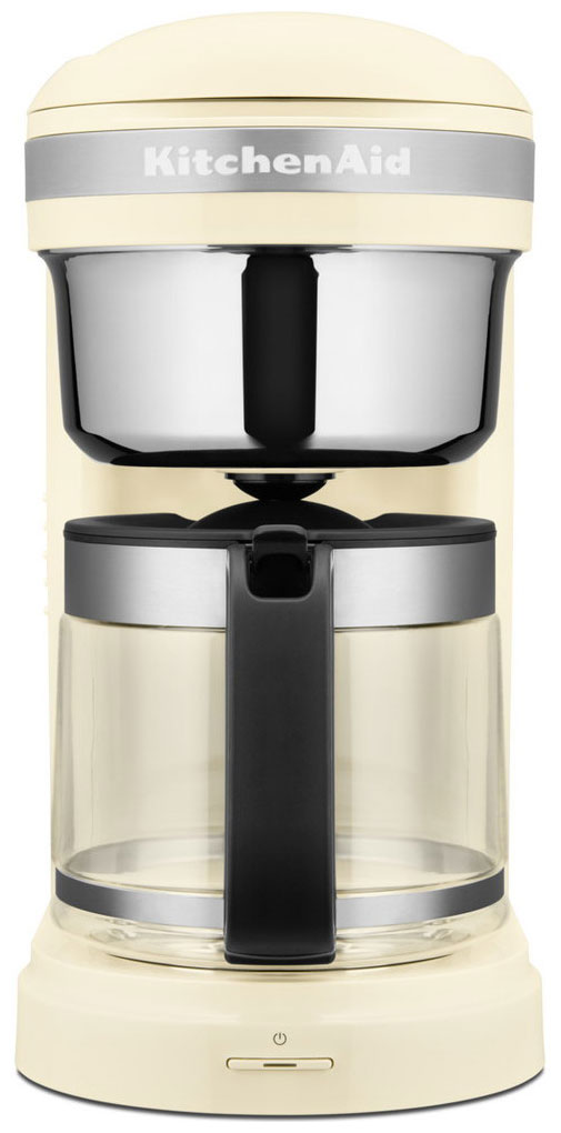 Изображение товара Кофеварка KitchenAid 5KCM1209EAC кремовая капельная с ЖК дисплеем и функциями планировщика