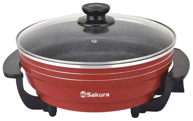 Изображение товара Электросковорода Sakura SA-7716R Master Chef 32см мощность 2000 Вт