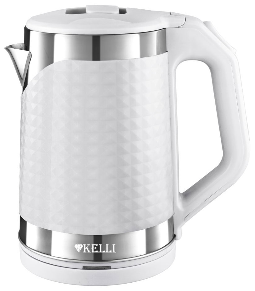Чайник электрический Kelli KL-1372 Белый электрический чайник kelli kl 1340