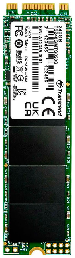 Изображение товара Transcend TS240GMTS820S — 240 ГБ M.2 SATA SSD 6 ГБ/с